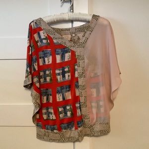 Anthropology Pull Over Blouse